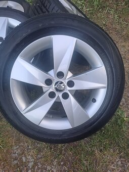 Alu kola 5x100 Škoda Fabia, Roomster 195/55 R15 - 2