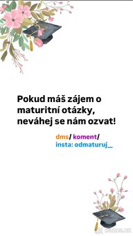 Maturitní otázky a přípravné materiály - 2