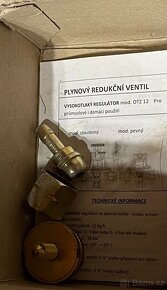 Nový redukční ventil na plyn Levior OTZ12, 0-4 bar - 2