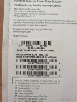Flipové pouzdro Samsung Clear View Cover pro Galaxy S20 - 2