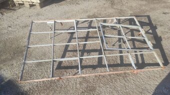 Stará železná okna, 50 ks-100x170cm, fabrické okno - 2