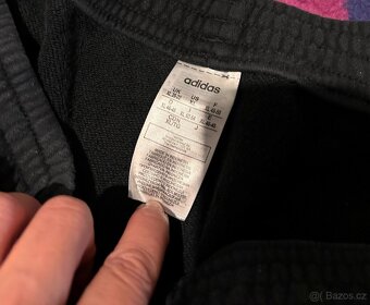 ADIDAS- 20 XL DÁMSKÉ BAVLNĚNÉ TEPLÁKY S LOGY ZNAČKY - 2
