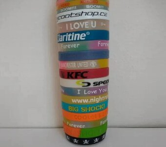 Gumové náramky na ruku - 2