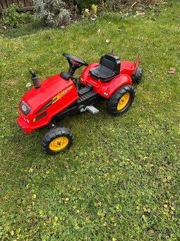 Šlapací traktor s vozíkem - 2