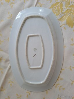 starý porcelánový tác - 2