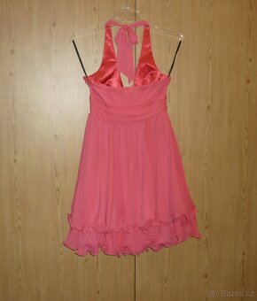 Lososové plesové šaty Lipsy - 2