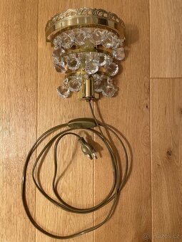 Křišťálové nástěnné svítidlo - 2