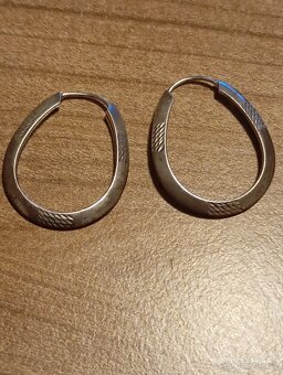 Stříbrné náušnice - 2