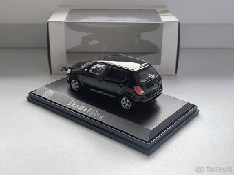 Model auta Škoda Fabia černá, Abrex 1:43 - 2