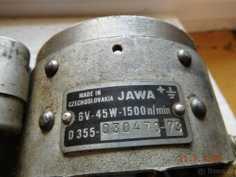 zapalování jawa 250 - 2