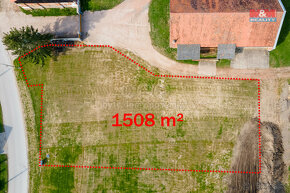Prodej pozemku k bydlení, 1508 m², Hlušice - 2