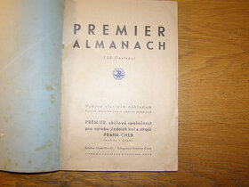 Prodám Almanach Premier z roku 1938 - 2
