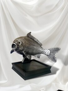 Stříbrná dekorativní soška Kapra - 2