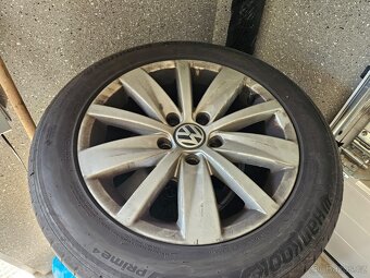 4x al kola VW Passat + pneu letní 215/55R16 - 2