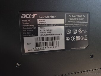 Monitor Dell P191W – 19", širokoúhlý, funkční - 2
