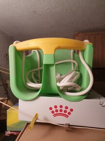 Houpačka pro malé děti plastová zelená CHEVA Baby plast - 2