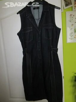 Riflové šaty - RESERVED DENIM vel. 42. - 2