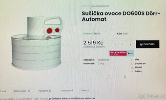 sušička na ovoce automat - 2