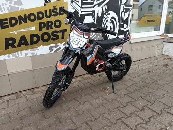 Pitbike Leramotors Rocket 1600W 14x12 oranžová - 2