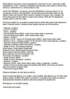 nové i použité PC hry v top stavu + AKCE hry ZDARMA - 2