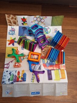 Magnetická stavebnice Powerclix 50 ks - 2