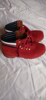 Červené pánské semišky - 2