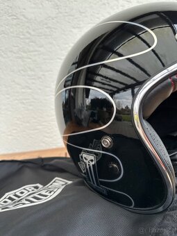 Helma Harley Davidson xxl černá lesk - 2