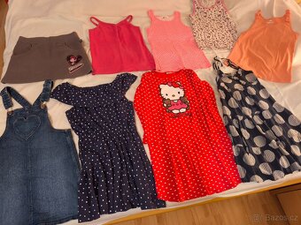 Sada dívčího oblečení vel.122/128 - 2