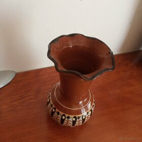 Prodám: keramická váza vázička výška 14,7 cm - 2