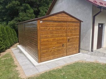 Plechová garáž 3x5m - 2