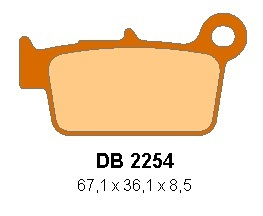 Zadní Brzdové desky Beta GasGas atd. - 2