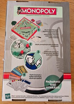 hra Monopoly - cestovní verze rodinné hry - 2