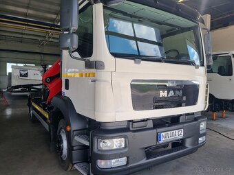 MAN PATNÁCTITUNA + PALFINGER + NOSIČ KONTEJNERU 8T - 2