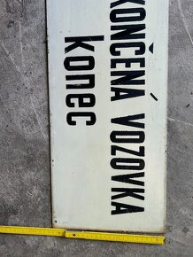 Prodej plechové cedule. - 2