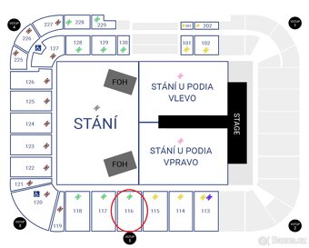 PRODÁM 2 VSTUPENKY NA EWU FARNOU V EDENU - 2