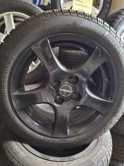 Alu kola Borbet, R15 + zimní pneu 185/55 R15 - 2