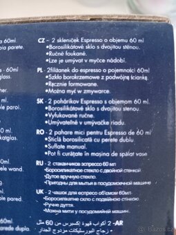 Skleničky Delonghi 60ml - 2