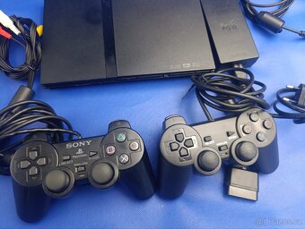 PS2 PlayStation 2 Slim + Hry - 2