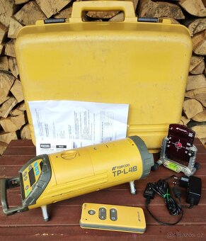 Potrubní laser TOPCON TP-L4B + kalibrační list , pěkný - 2