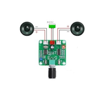 PAM8403 2x5W, 5V Bluetooth - 2