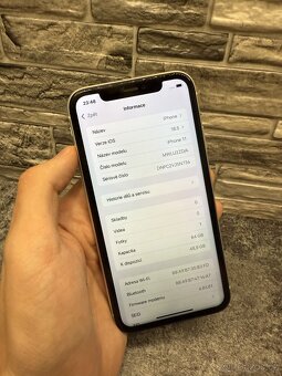 iPhone 11 64GB White, baterie 100% - 2