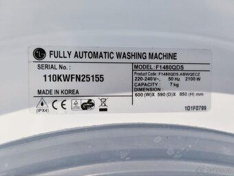 Parní pračka LG DirectDrive 7 kg. 1400 ot./min. - 2