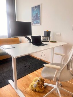 Kancelářská židle IKEA JÄRVFJÄLLET, Grann bílá, s područkami - 2