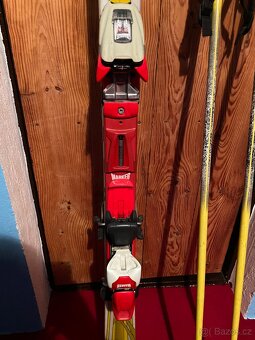 Lyže Völkl P40 s vázáním a hůlkami - 2