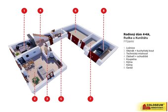 Rudka u Kunštátu, RD 4+kk, garáž, zahrada, pole - rodinný dů - 2