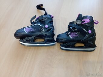 Lední brusle dívčí rostoucí, velikost 32–36 - 2