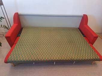 Retro socialistická rozkládací sedačka za odvoz - 2