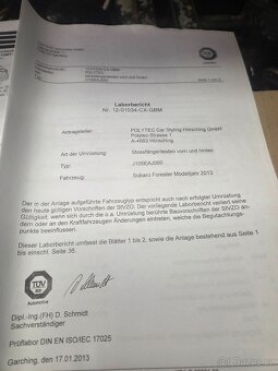 Prodám originál ochran. rohy Subaru Forester,Legacy, Outback - 2