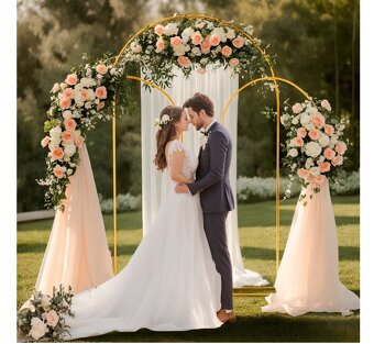 Oblouk Stěna Pozadí zlatá - 2