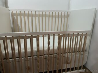 Dětská postýlka Myllra - bílá - 2